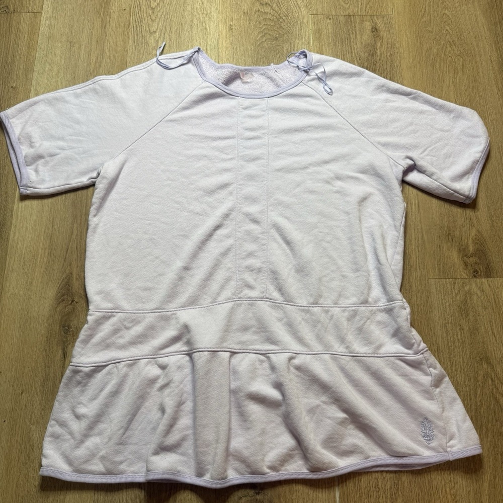 FP Movement by Free People Sweatshirt Top/Tunic Lilac Size XL